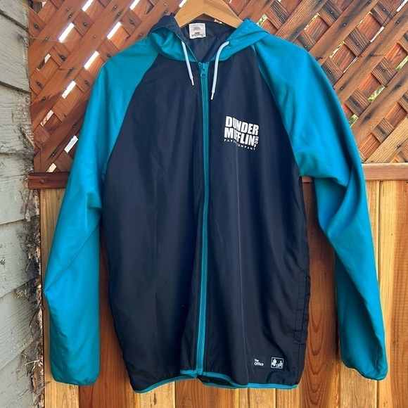 The Office Dunder Mifflin Windbreaker Rabies Awareness Coaches Jacket Size S - Picture 1 of 8